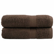 Premium ručnici za ruke SOLUND 2 kom. smeđi 50x100 cm 600 g/m²