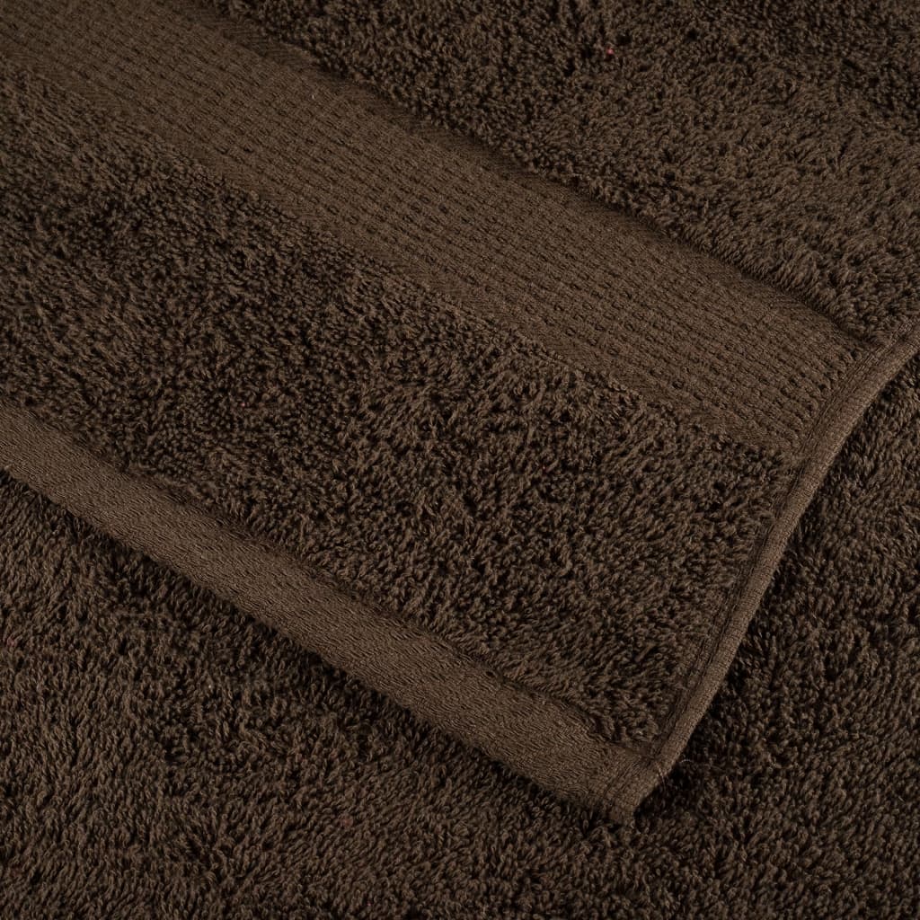 Premium ručnici za ruke SOLUND 4 kom. smeđi 50x100 cm 600 g/m²