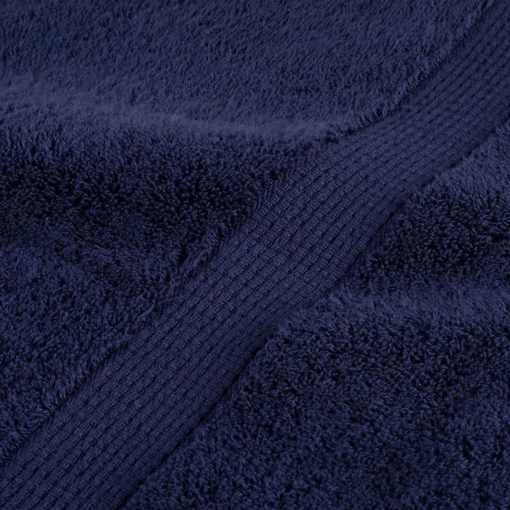 Premium ručnici za pranje SOLUND 2 kom. tamnoplave 30x30 cm 600 g/m²