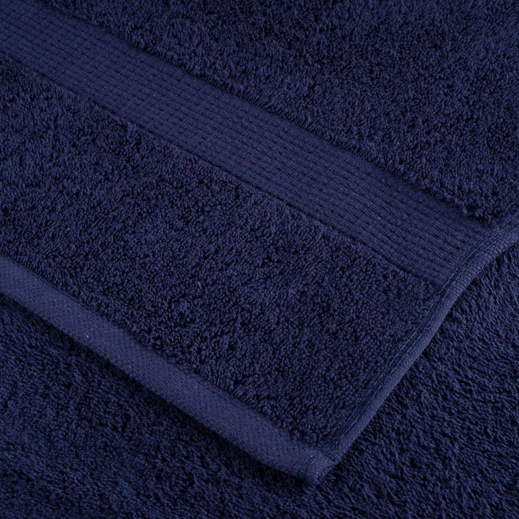 Premium ručnici za goste SOLUND 4 kom. tamnoplave boje 30x50 cm 600 g/m²