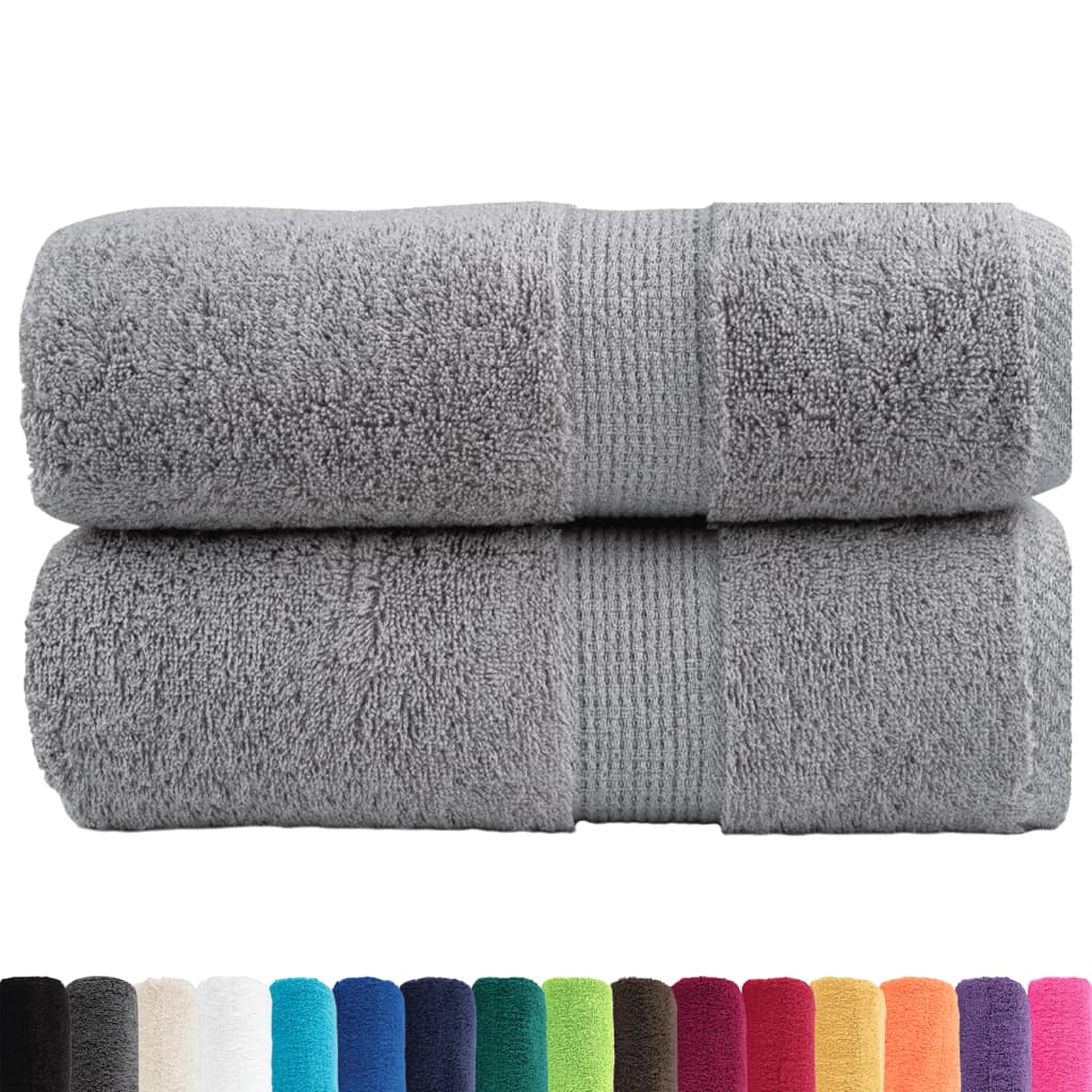 Premium ručnici za pranje SOLUND 2 kom. sive 30x30 cm 600 g/m²