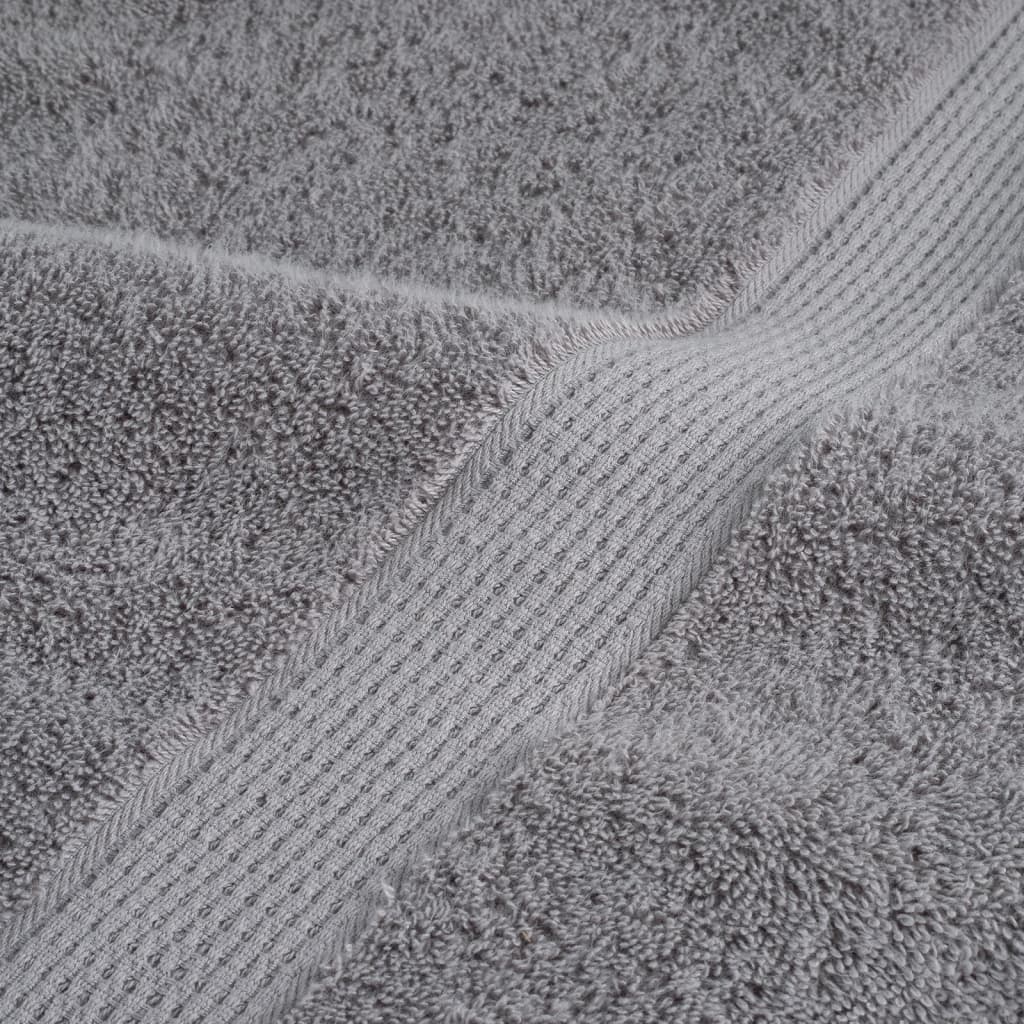 Premium ručnici za ruke SOLUND 2 kom. sivi 50x100 cm 600 g/m²