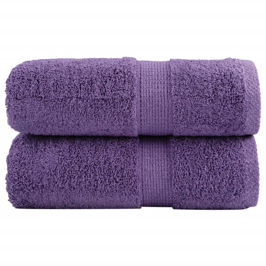 Premium ručnici za pranje SOLUND 2 kom. ljubičaste 30x30 cm 600 g/m²