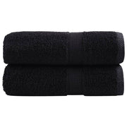 Premium ručnici za pranje SOLUND 2 kom. crni 30x30 cm 600 g/m²