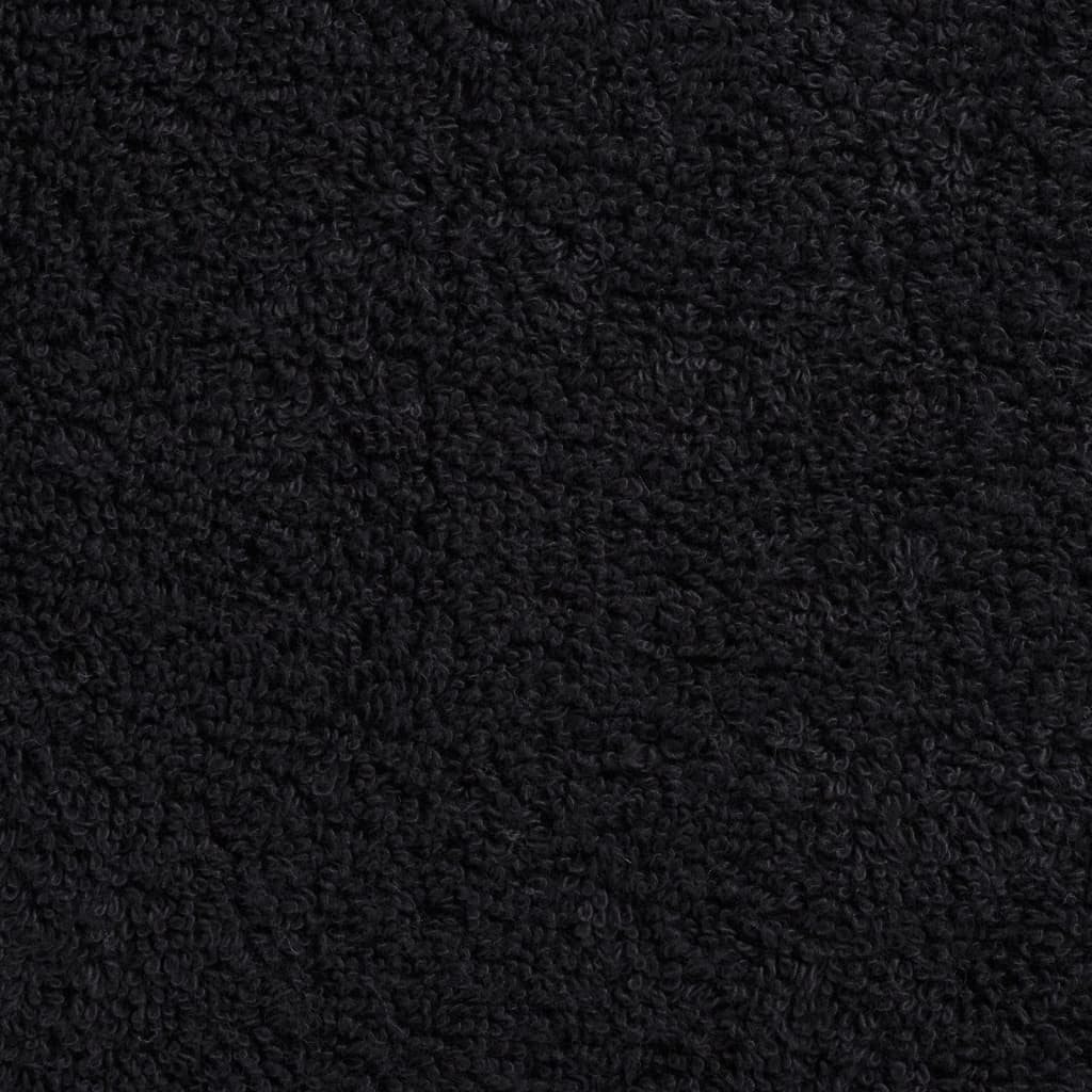 Premium ručnici za goste SOLUND 2 kom. crni 30x50 cm 600 g/m²