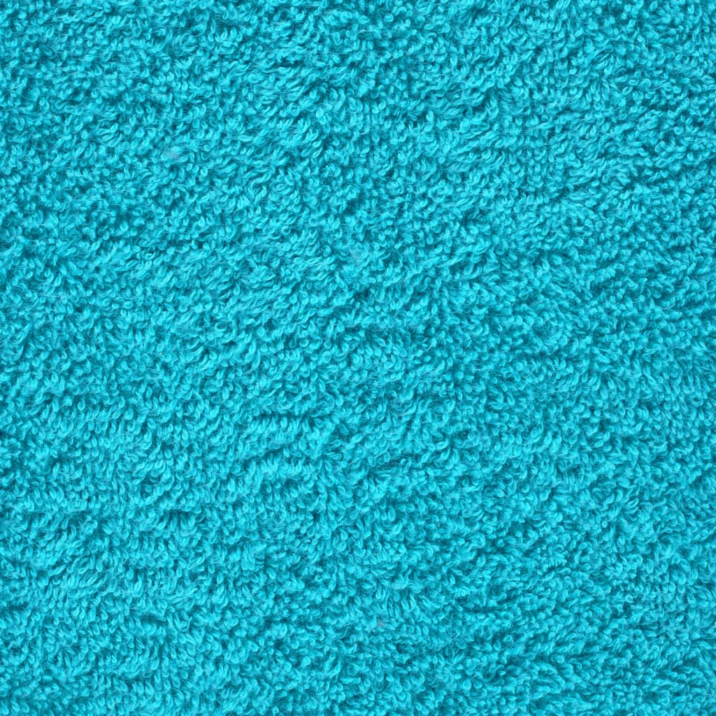 Premium ručnici za goste SOLUND 10 kom. tirkizne boje 30x50 cm 600 g/m²