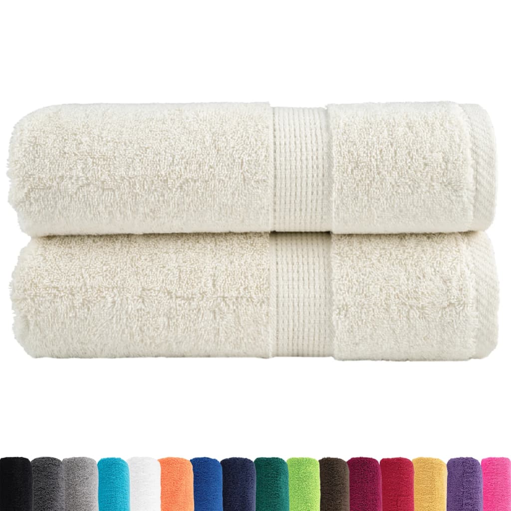Premium ručnici za pranje SOLUND 2 kom. krem 30x30 cm 600 g/m²