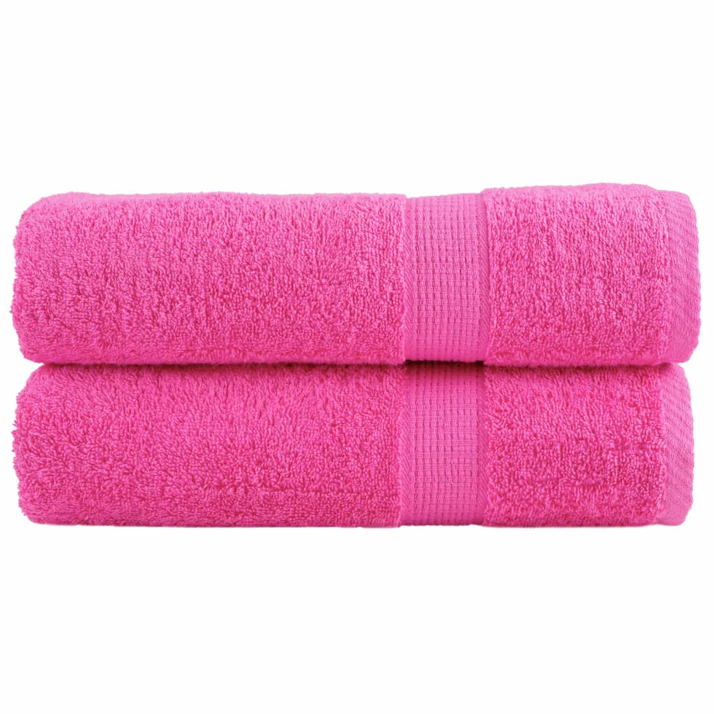 Premium ručnici za ruke SOLUND 2 kom. ružičasti 50x100 cm 600 g/m²