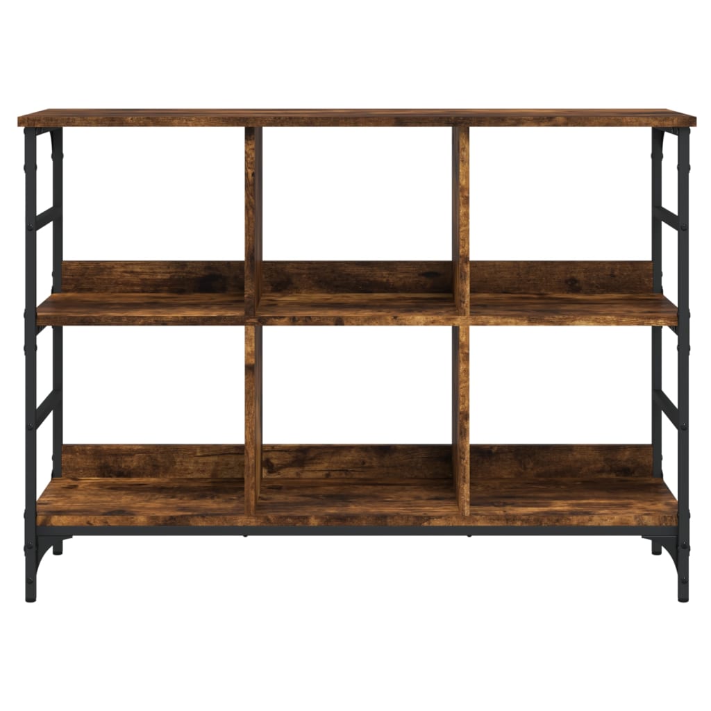 Komoda boja dimljenog hrasta 102x32x73,5 cm konstruirano drvo