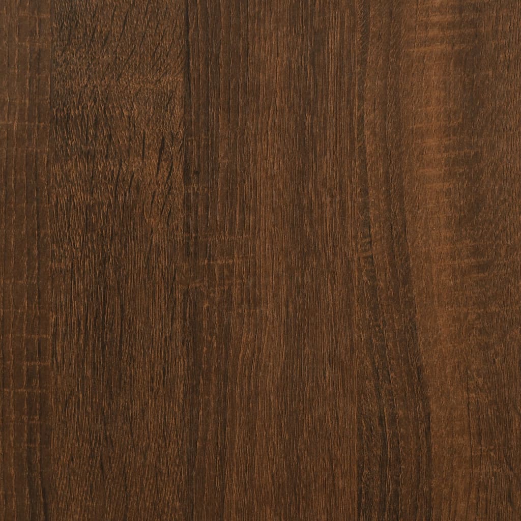 Konzolni stol s policama boja smeđeg hrasta 105x30x75 cm