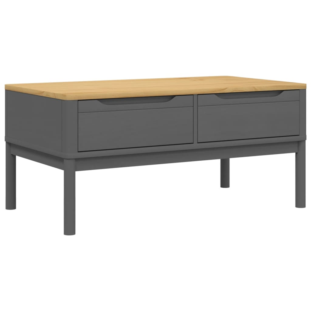 Stolić za kavu FLORO voštano sivi 99x55,5x45 cm od borovine