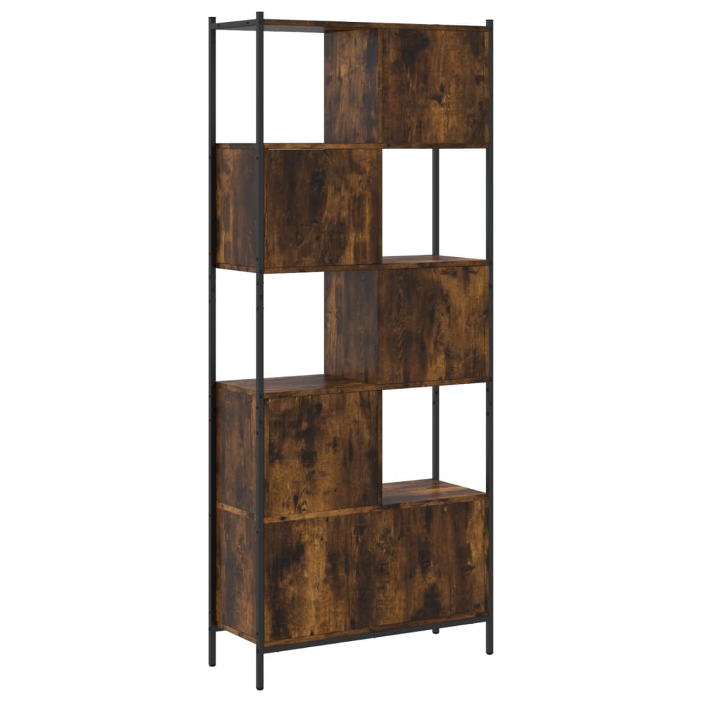 Regal za knjige boja hrasta 72x28x172 cm od konstruiranog drva