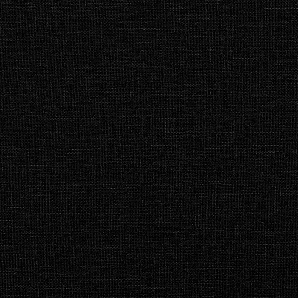 Krevet s madracem Dover crni 140x200 cm od tkanine