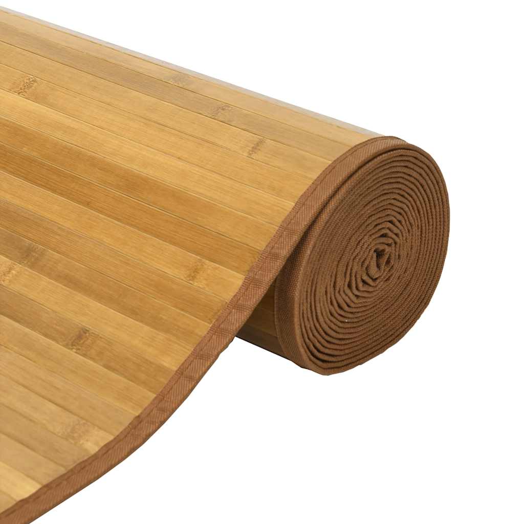 Tepih pravokutni prirodni 60 x 200 cm od bambusa