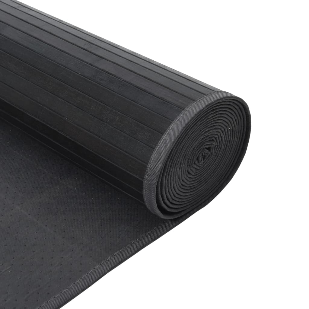Tepih pravokutni sivi 60 x 500 cm od bambusa