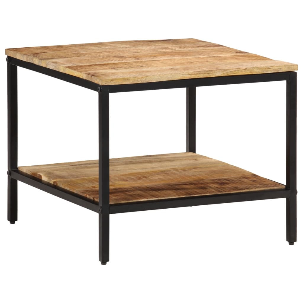Stolić za kavu 55 x 55 x 45 cm od masivnog grubog drva manga