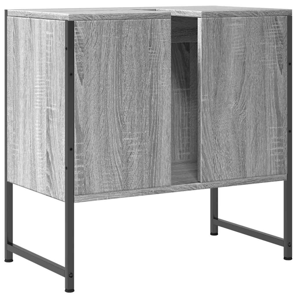 Ormarić za umivaonik boja hrasta 60x33x60 cm konstruirano drvo