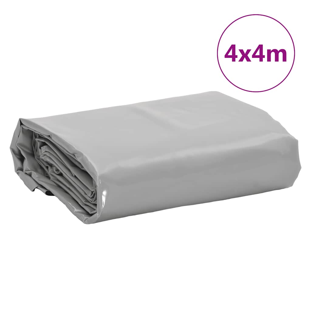 Cerada siva 4 x 4 m 650 g/m²