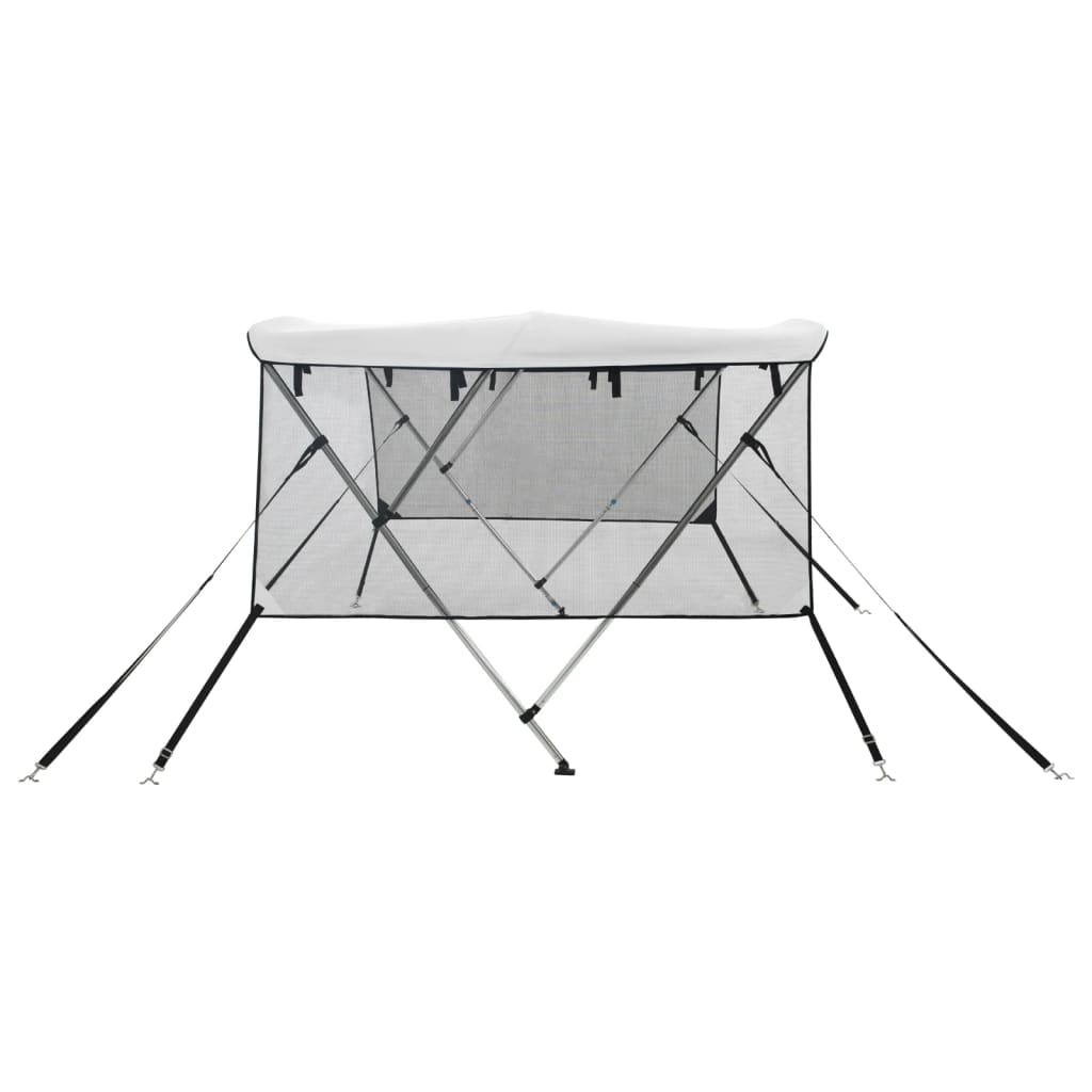 Tenda bimini s 3 luka i mrežastim zidovima 183x(154-167)x137 cm