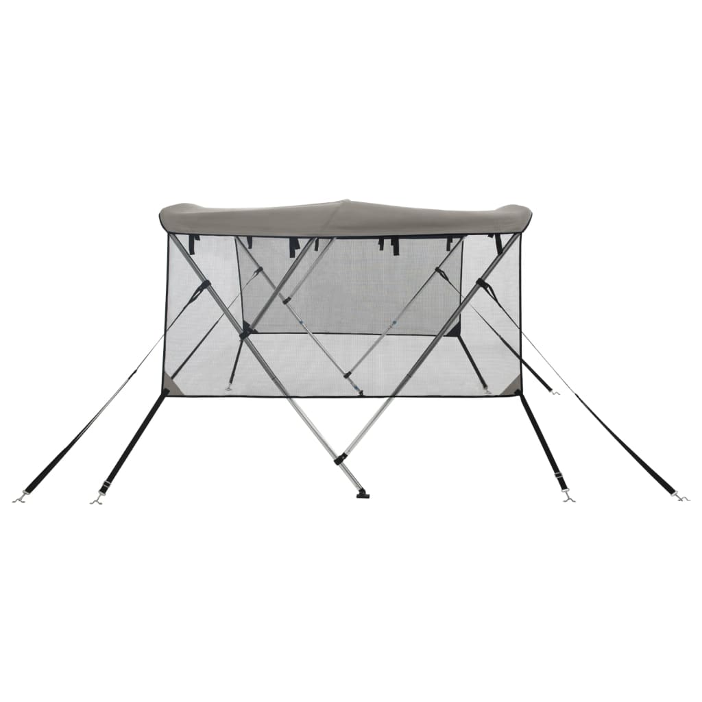 Tenda bimini s 3 luka i mrežastim zidovima 183x(154-167)x137 cm