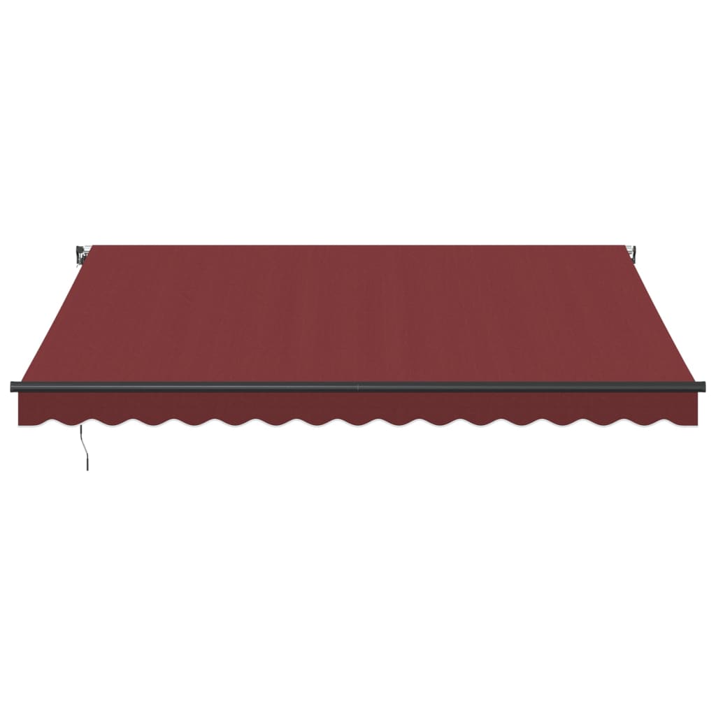 Tenda na ručno uvlačenje bordo 400 x 350 cm