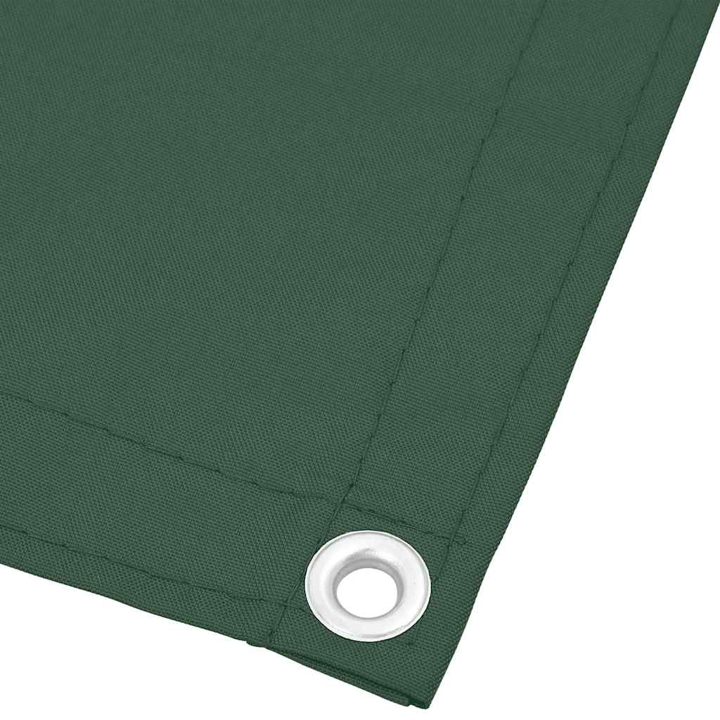 Balkonski zaslon tamnozeleni 120x700 cm 100 % poliester Oxford