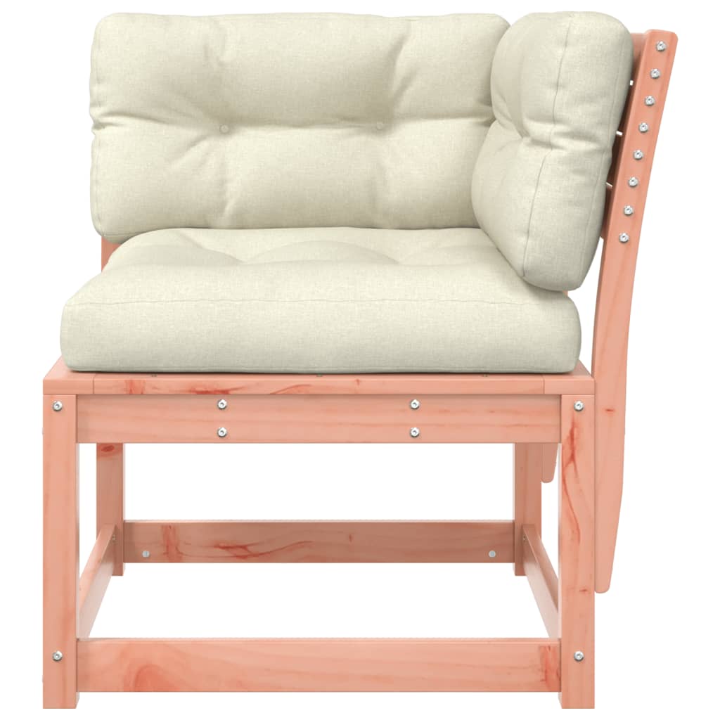 Kutna vrtna sofa s jastucima 73x73x78 cm od masivne duglazije