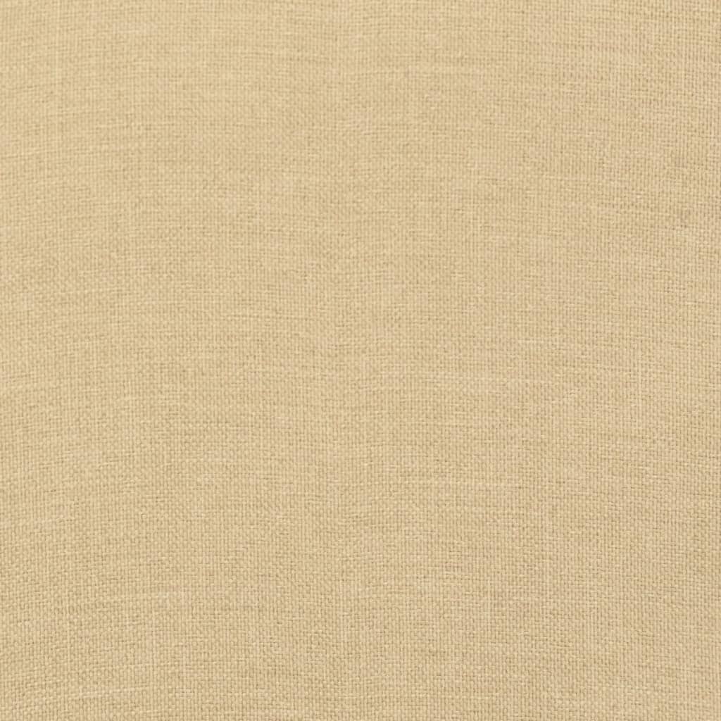 Jastuk za ležaljku prošarani bež 200 x 50 x 4 cm od tkanine