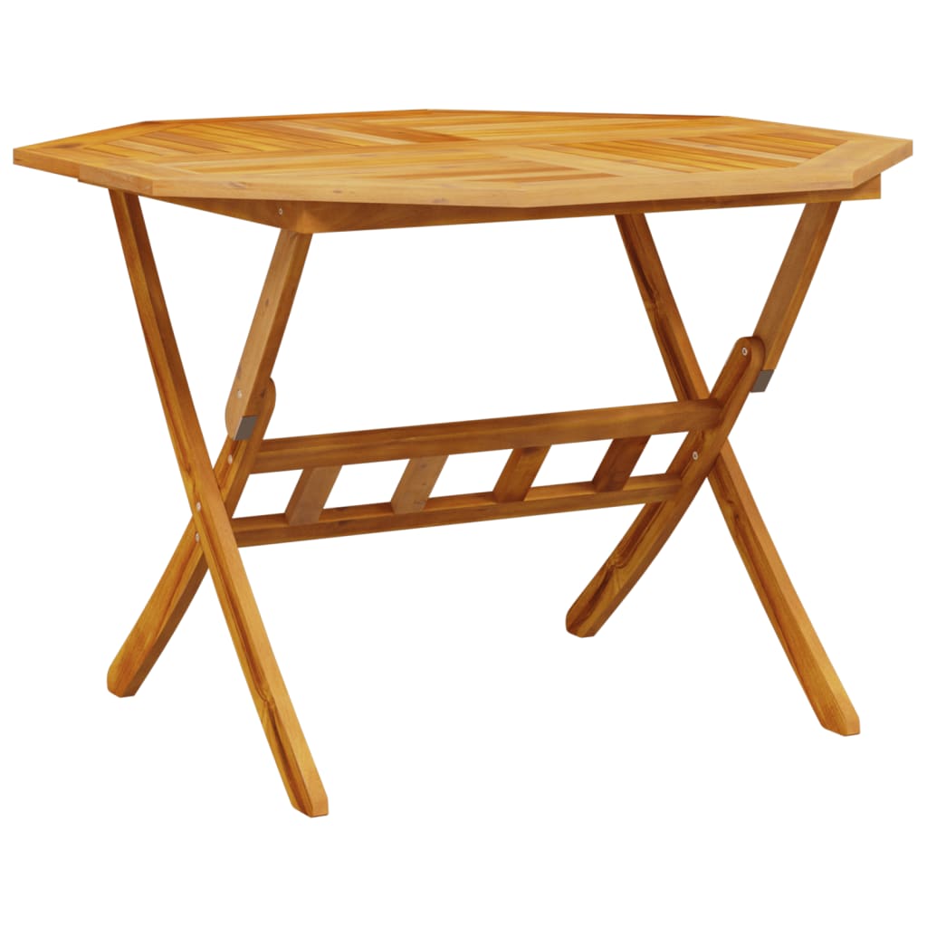 Sklopivi vrtni stol Ø110x75 cm od masivnog bagremovog drva