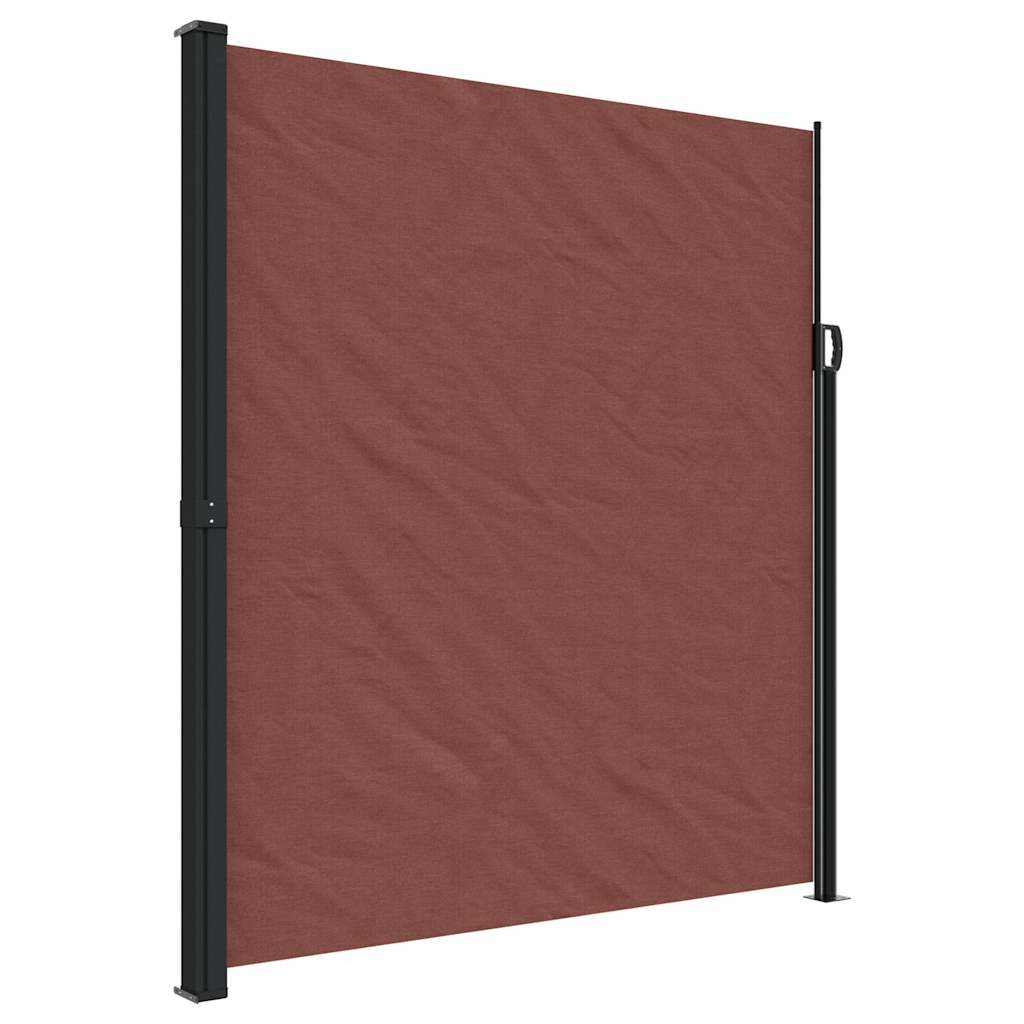 Bočna tenda na uvlačenje smeđa 220 x 600 cm