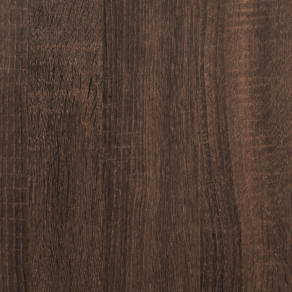 Bočni stolići 2 kom boja hrasta 50x30x50 cm konstruirano drvo