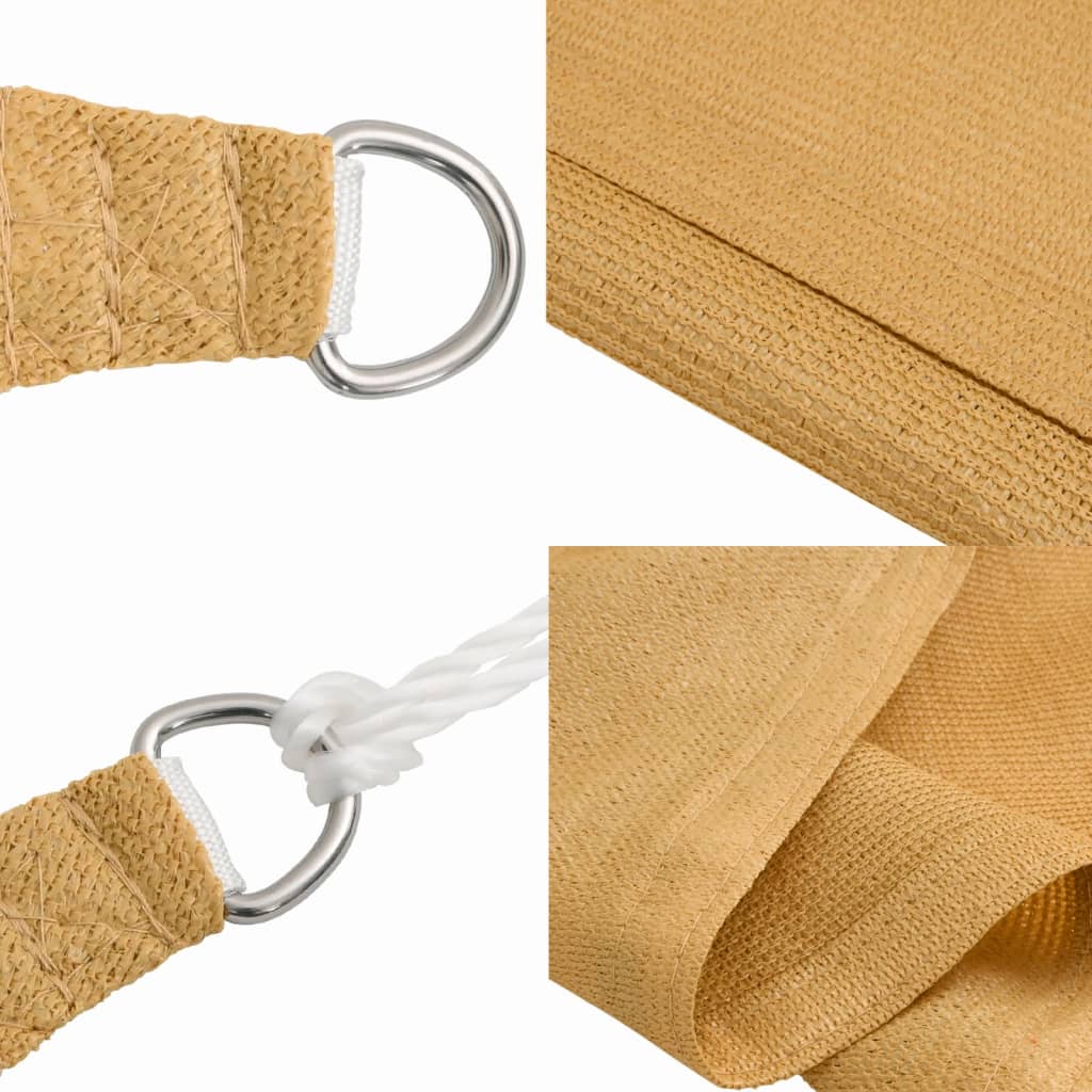 Jedro za zaštitu od sunca 160 g/m² Trapezoidni pijesak 3/4x2 m HDPE