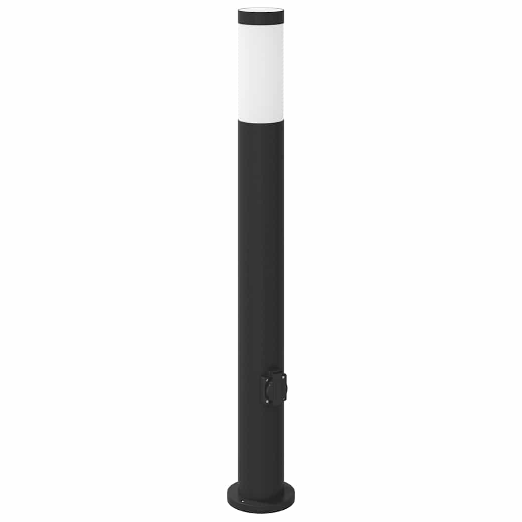 Stupić s utičnicom 3 kom 80 cm nehrđajući čelik IP44
