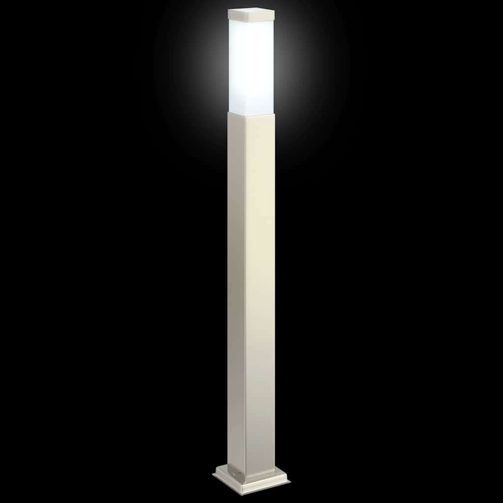 Stupić za zidne lampe 3 kom 80 cm nehrđajući čelik IP44