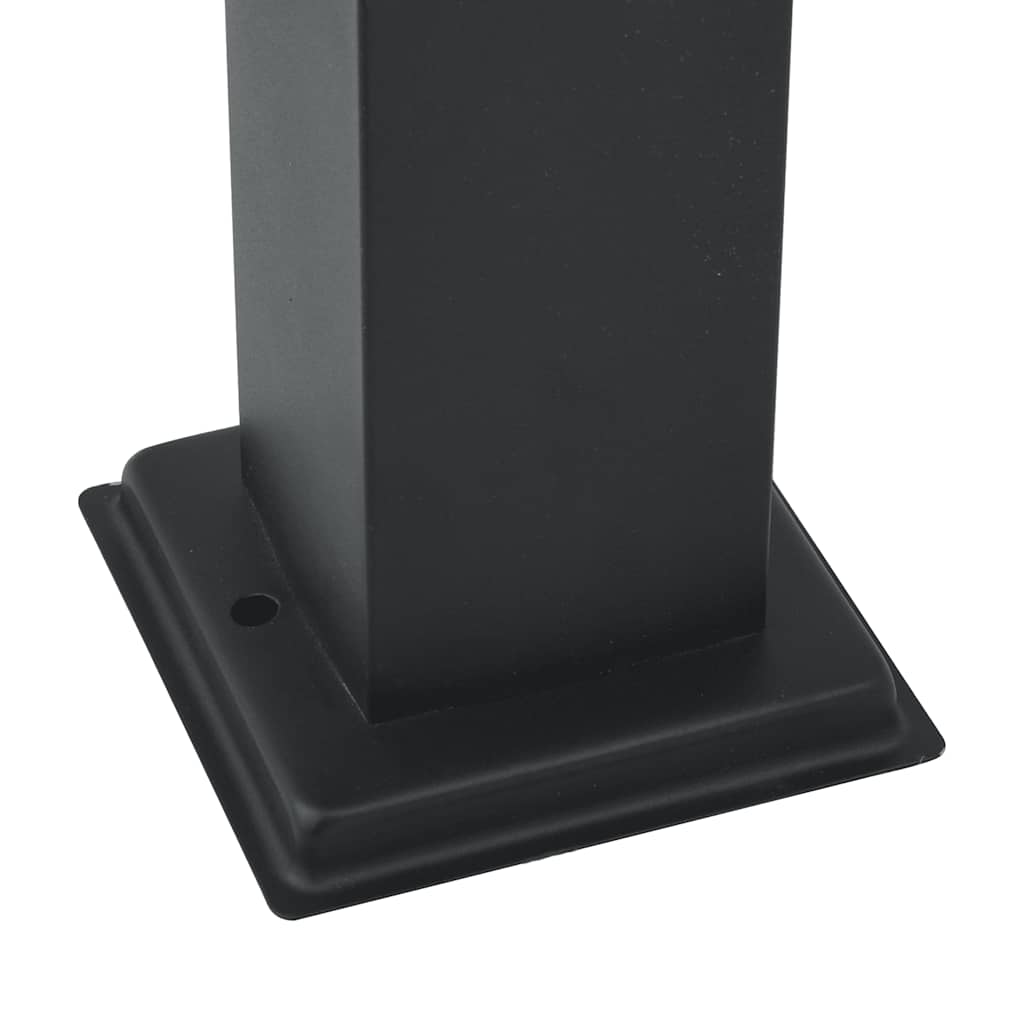 Stupić s utičnicom 50 cm Crna IP44