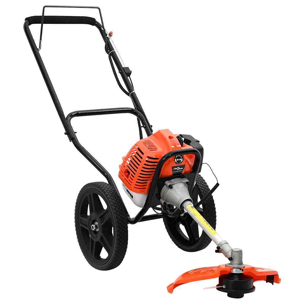Trimer s kotačima narančaste boje 52 cc 1,45 kW