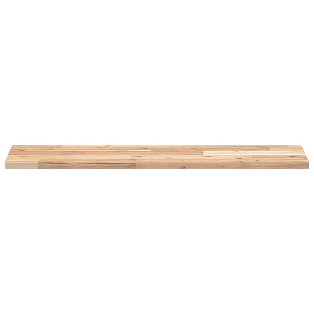 Plutajuće police 3 kom 80x20x2 cm Neobrađeno puno drvo akacije