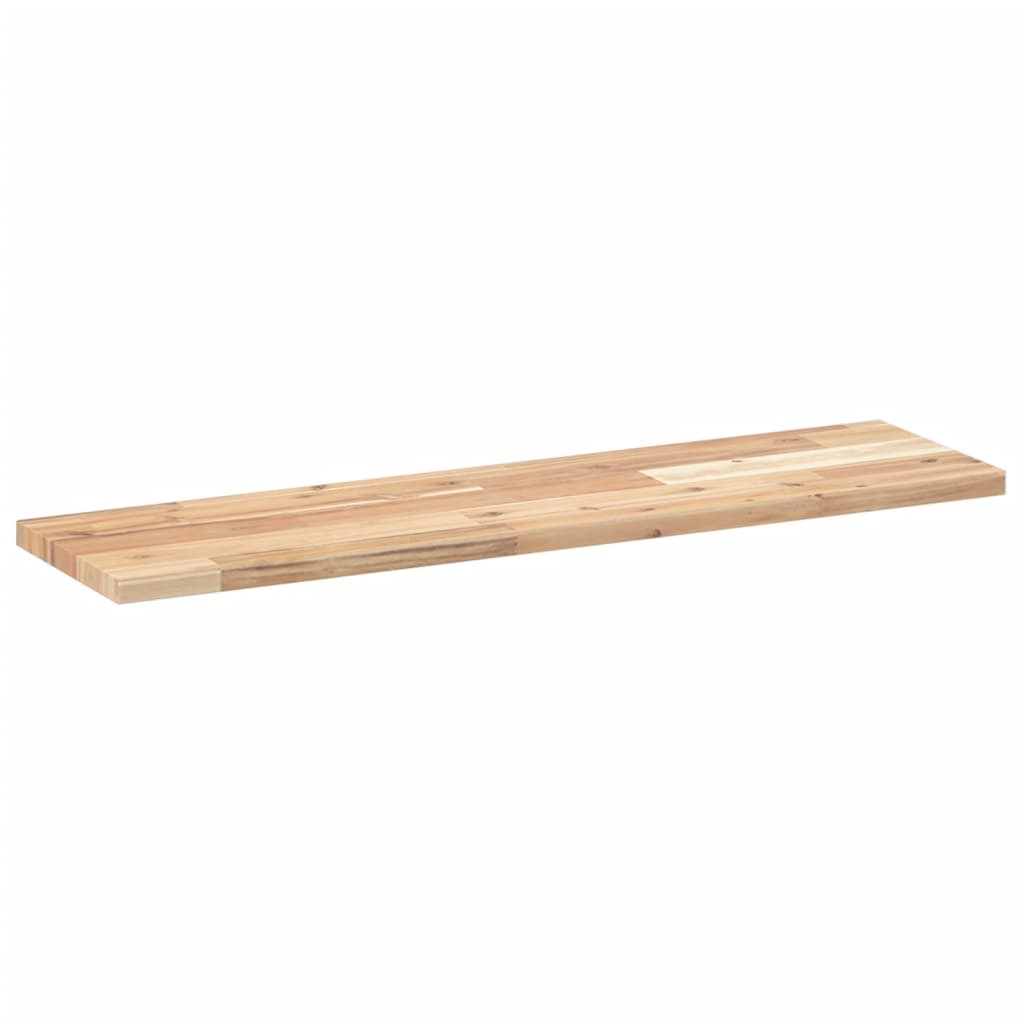 Plutajuće police 4 kom 80x20x2 cm Neobrađeno puno drvo akacije