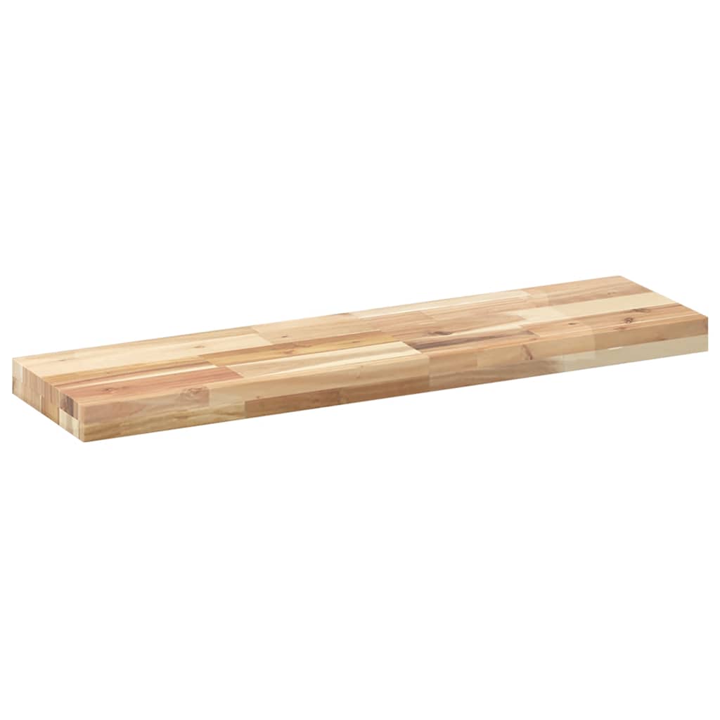 Plutajuća polica 100x20x4 cm Neobrađeno puno drvo akacije