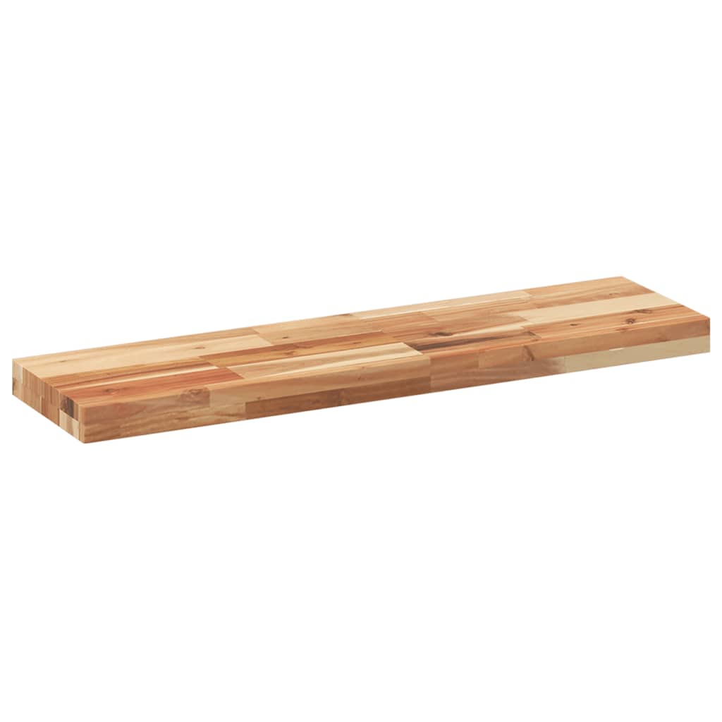 Plutajuće police 3 kom 100x20x4 cm Masivno drvo akacije s uljnim premazom