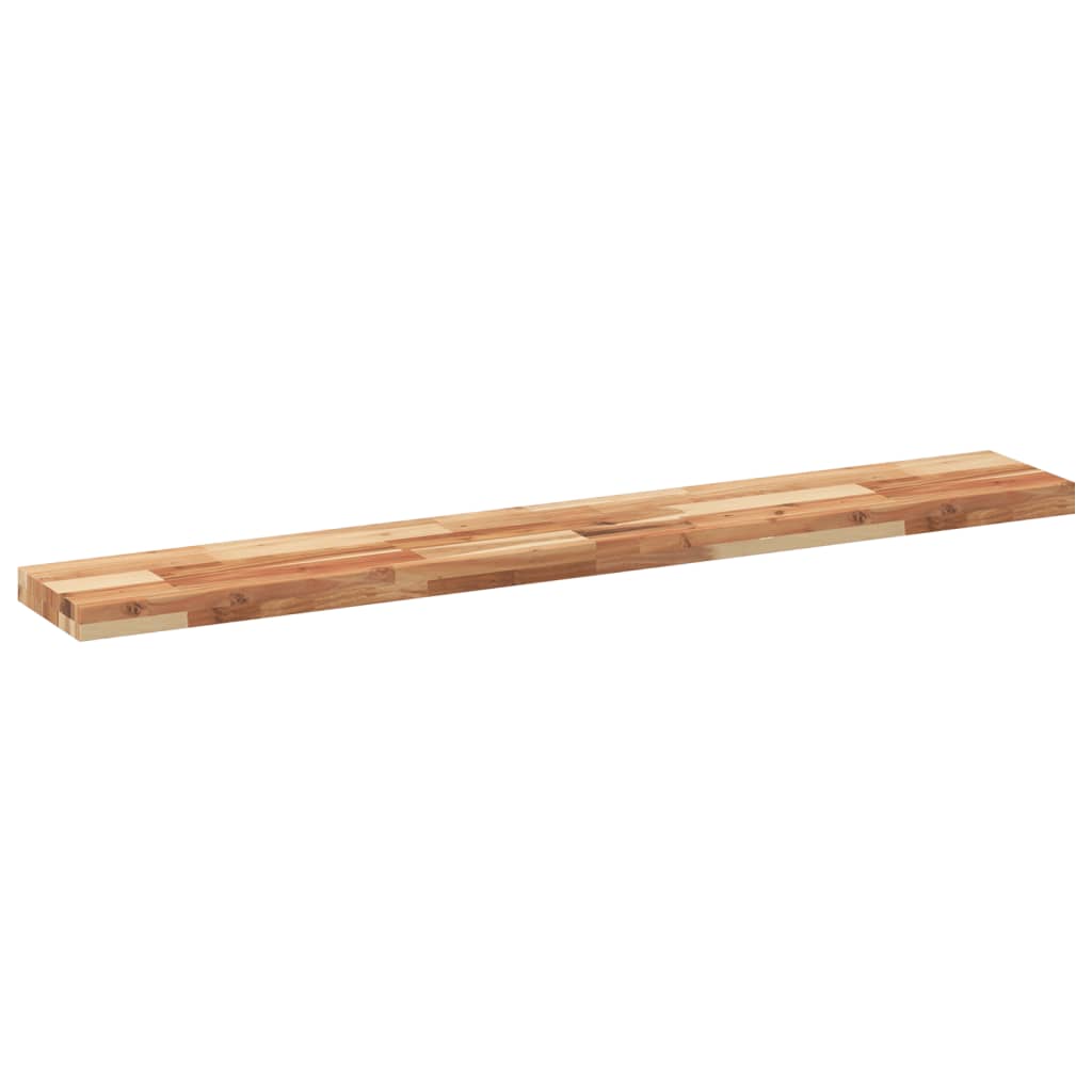 Plutajuće police 2 kom 140x20x4 cm Masivno drvo akacije s uljnim premazom