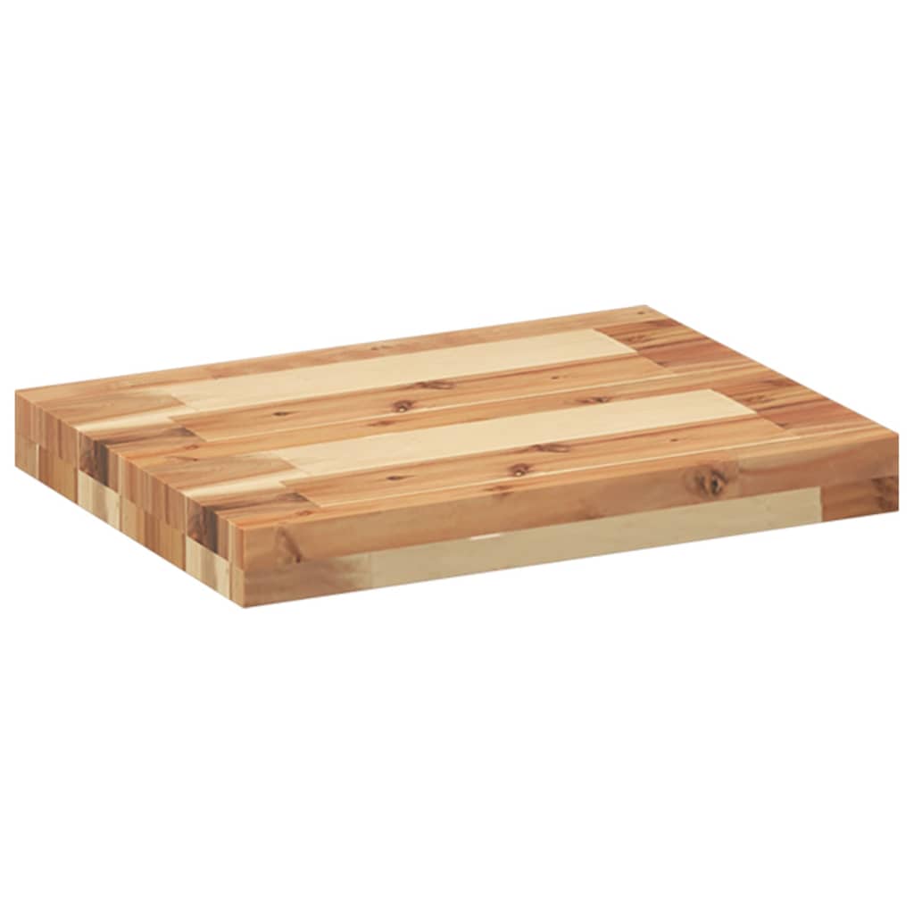 Plutajuće police 4 kom 60x30x4 cm Masivno drvo akacije s uljnim premazom