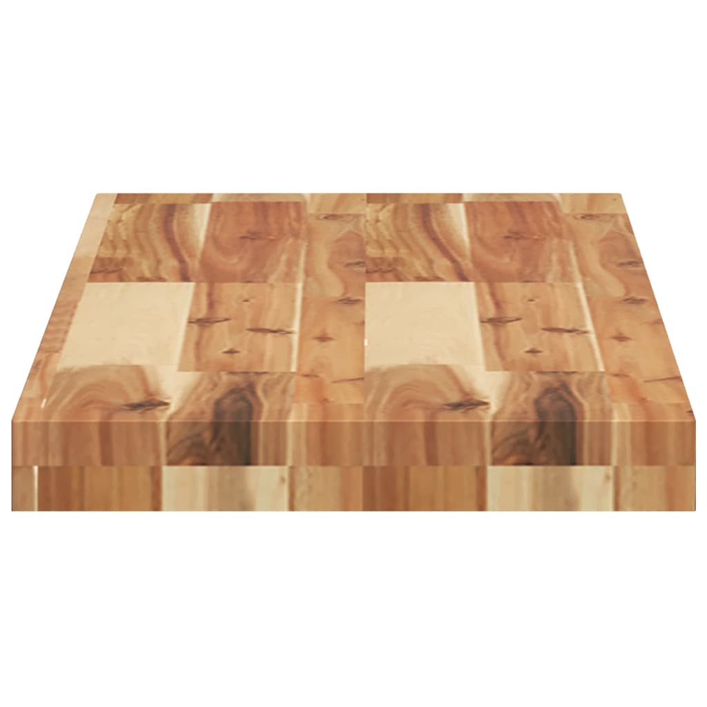 Plutajuće police 2kom s uljnim premazom 100x30x4cm drvo bagrema