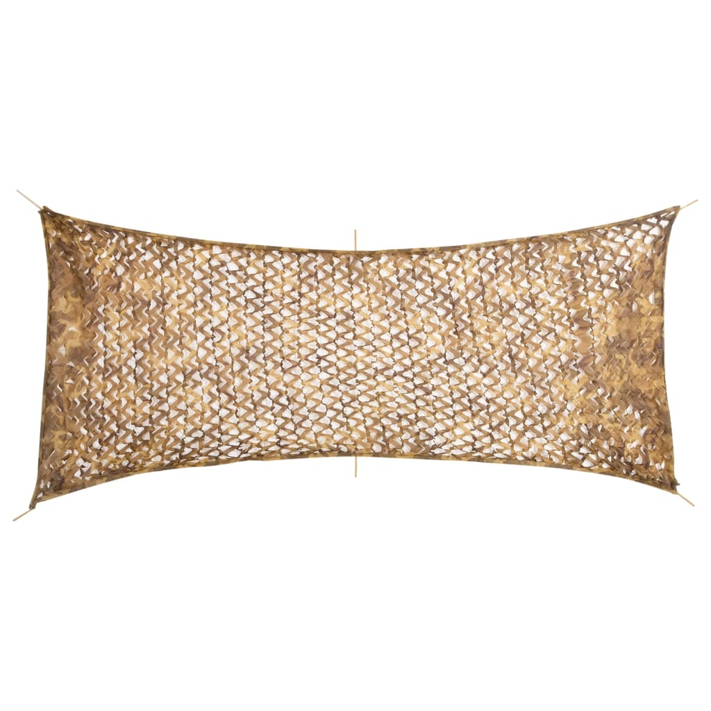 Kamuflažna mreža s torbom za pohranu 409 x 206 cm Pješčana