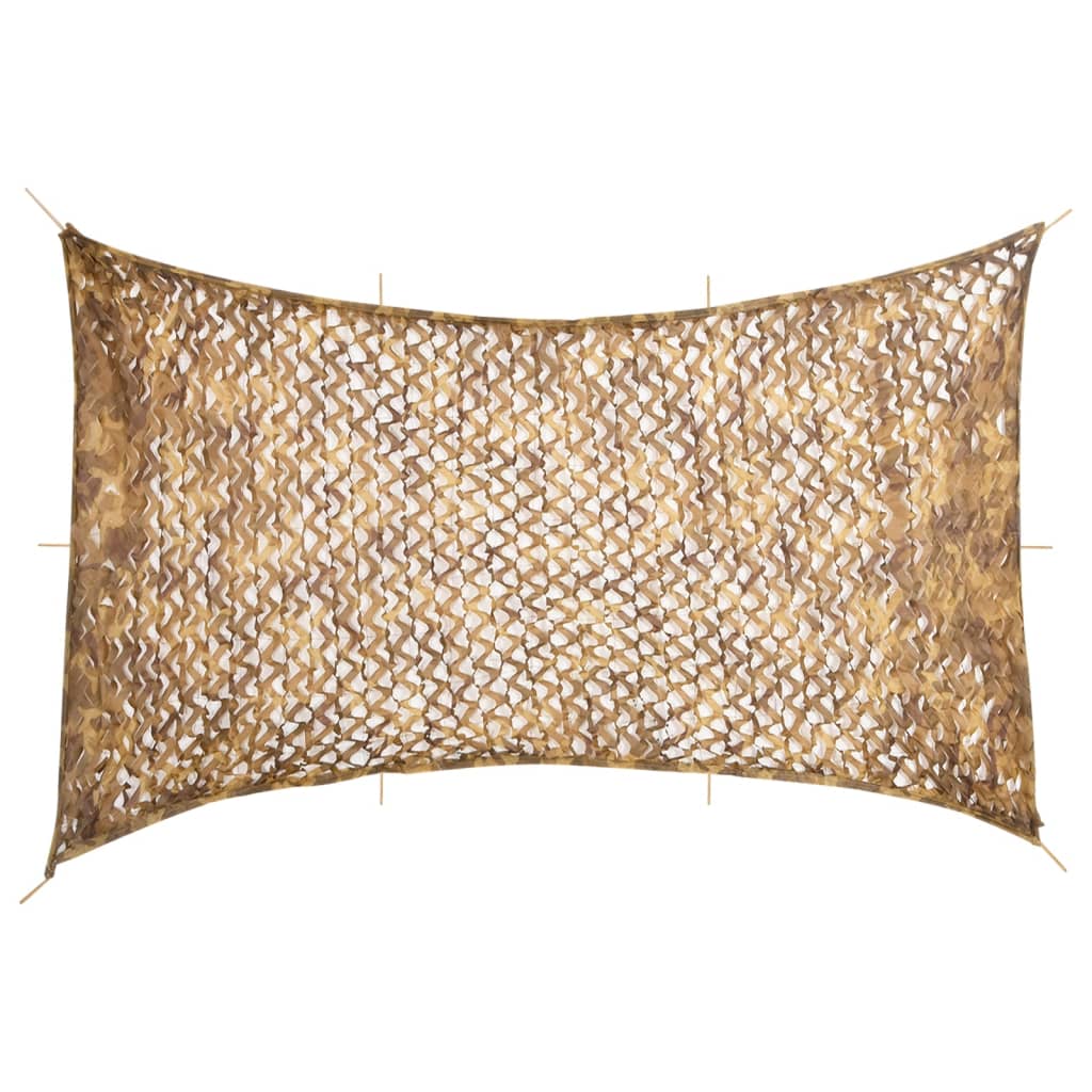 Kamuflažna mreža s torbom za pohranu 600 x 414 cm Pješčana