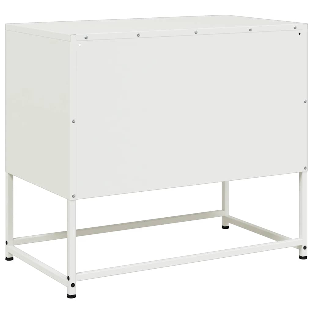 TV ormarić crni 68x39x60,5 cm bijeli