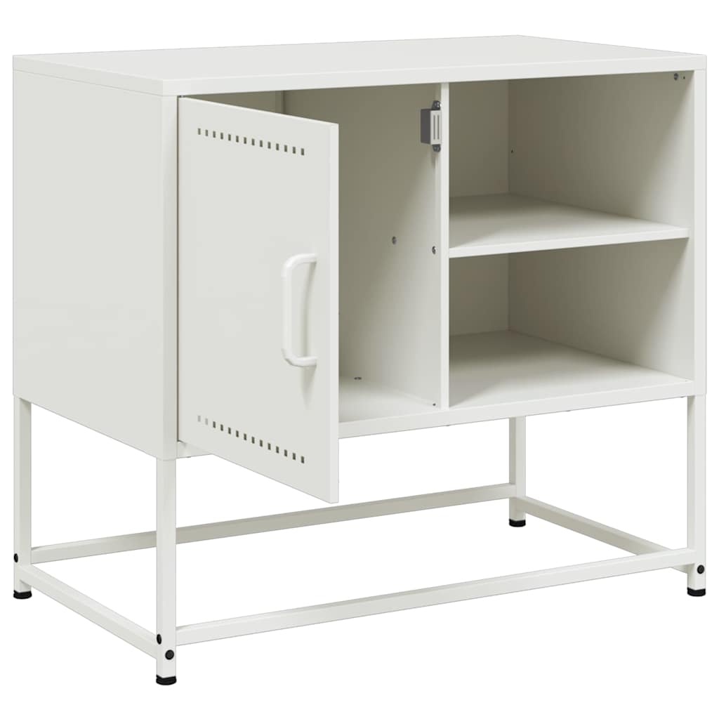TV ormarić crni 68x39x60,5 cm bijeli