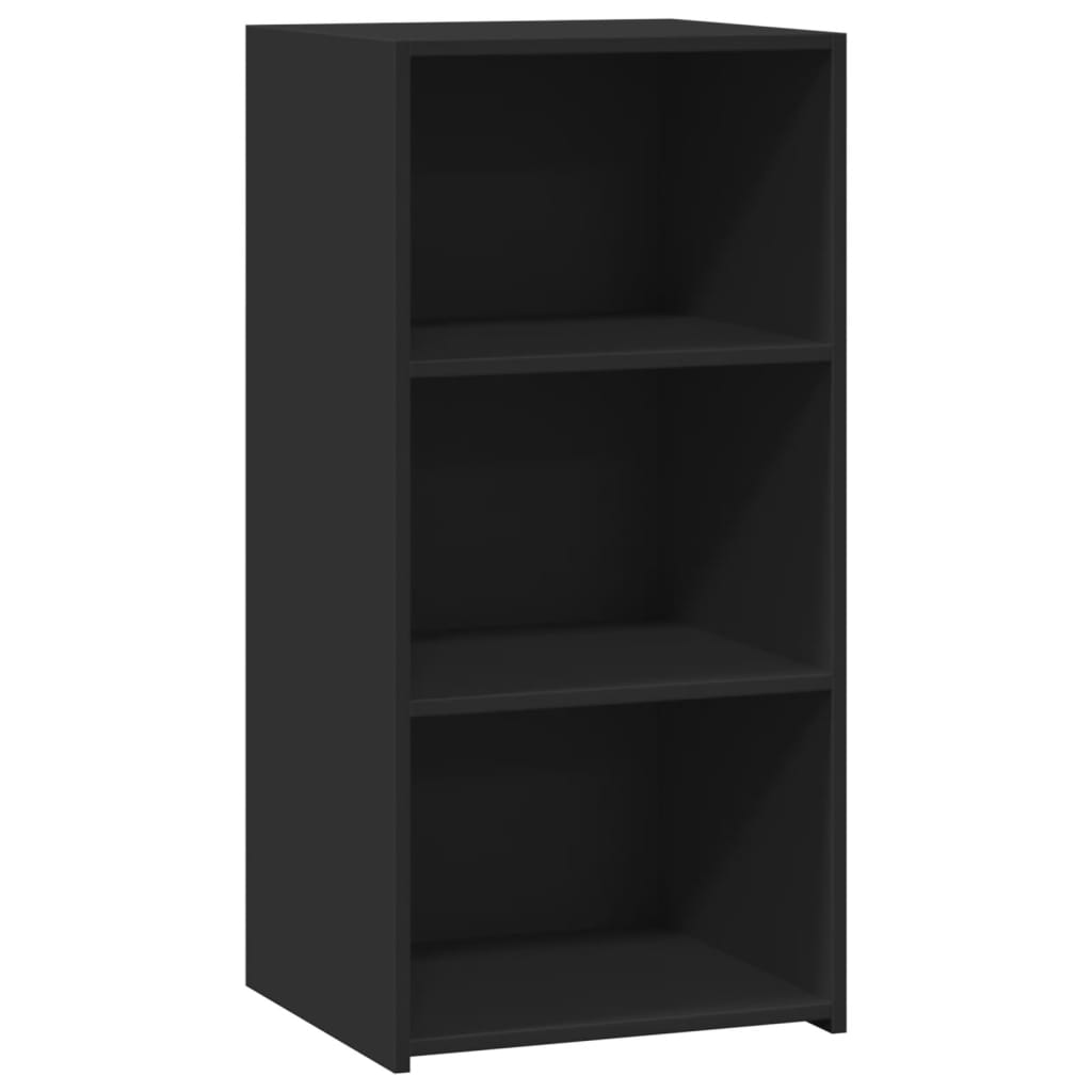 Komoda crna 45x41x93 cm od konstruiranog drva