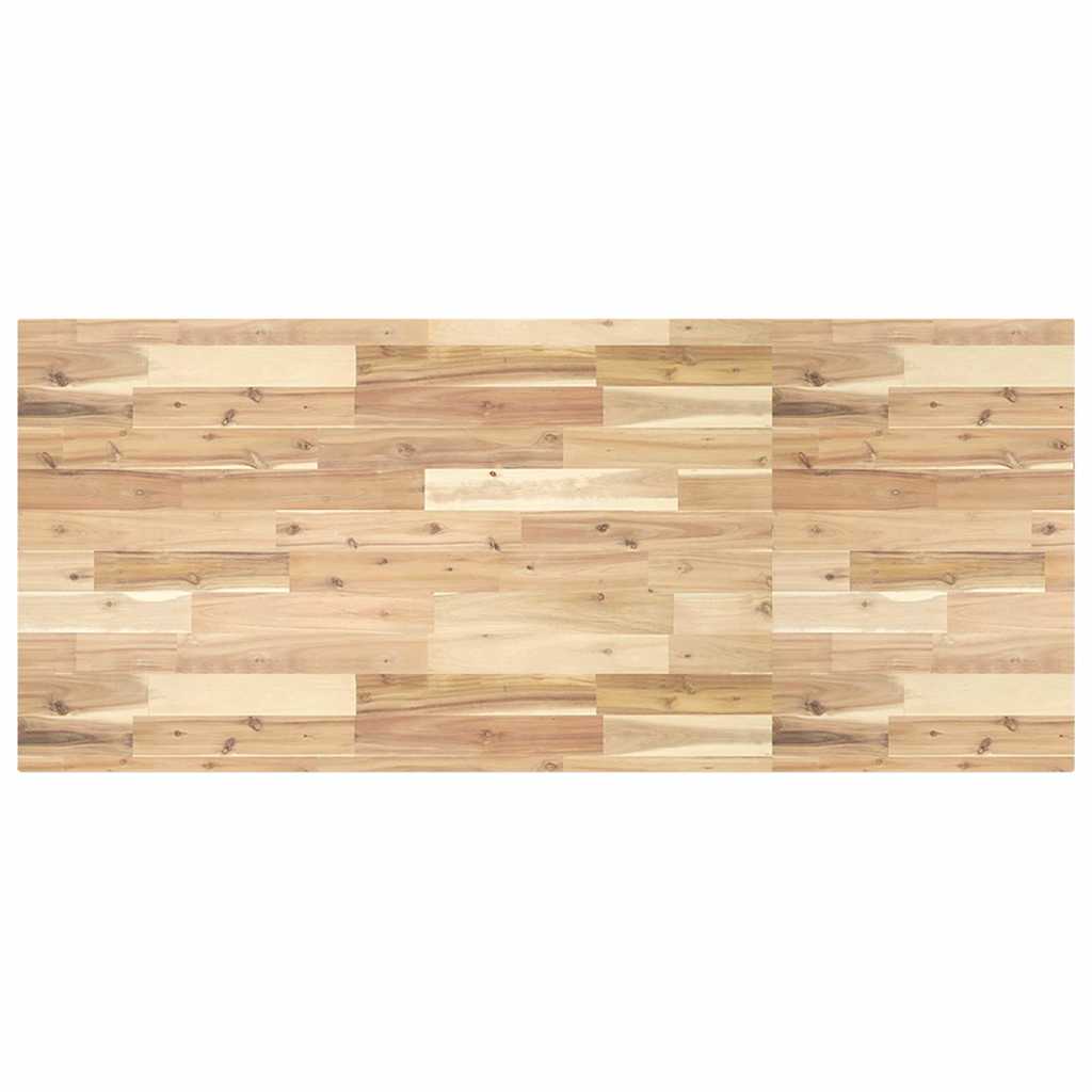 Stolna ploča 140x60x4 cm pravokutna od masivnog drva bagrema
