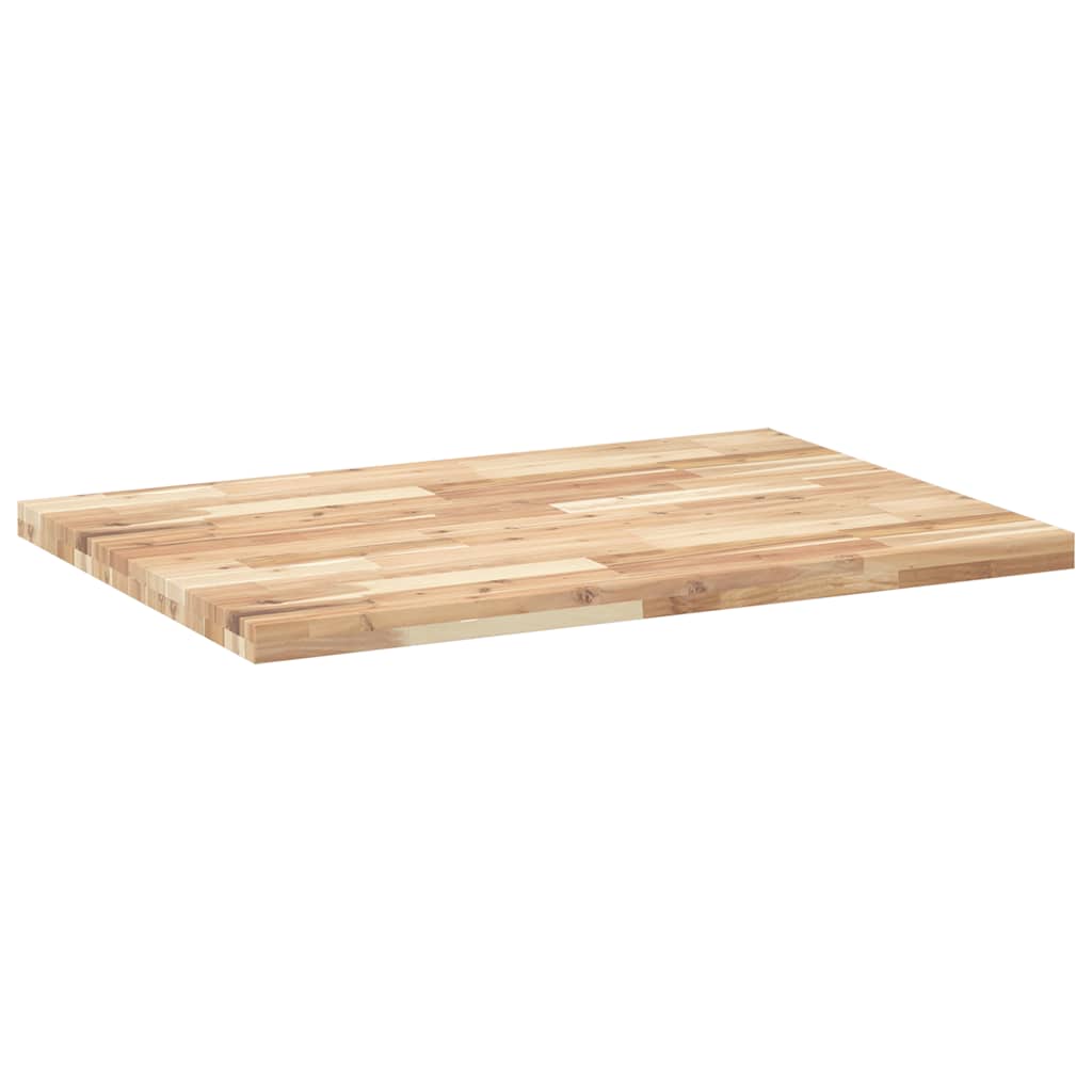 Stolna ploča 80 x 70 x 4 cm pravokutna od masivnog drva bagrema